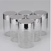 wide mouth glass bottle jars aluminum screw top shine gold 80ml glass food storage containers