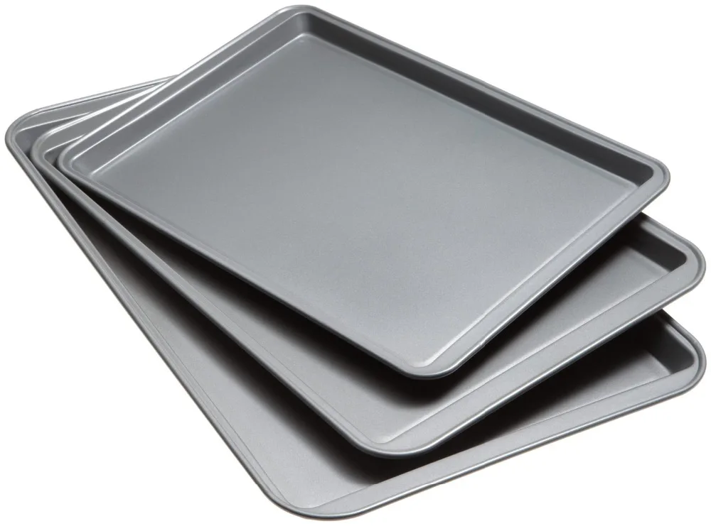 3 Piece Nonstick Baking Sheet Set Okay Bkd1024s Buy Baking Sheet Set