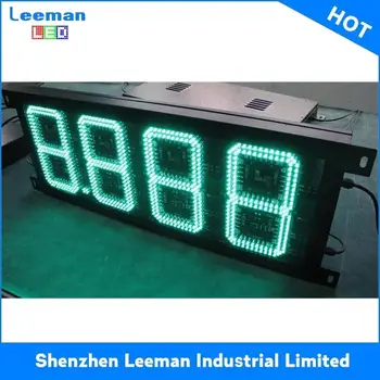 Make Illuminated Sign Led Price Display Board Tempered Glass