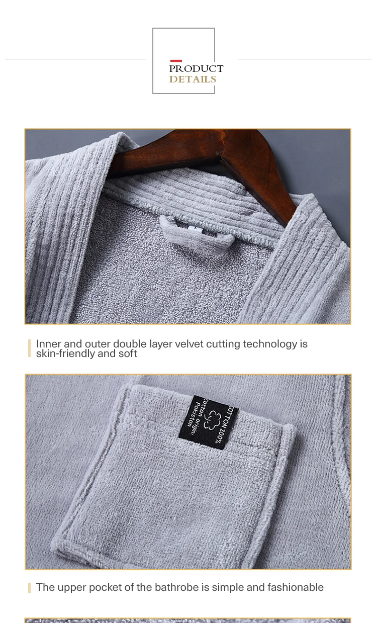 To win warm praise from customers kid customized embroidery logo coral fleece bathrobe