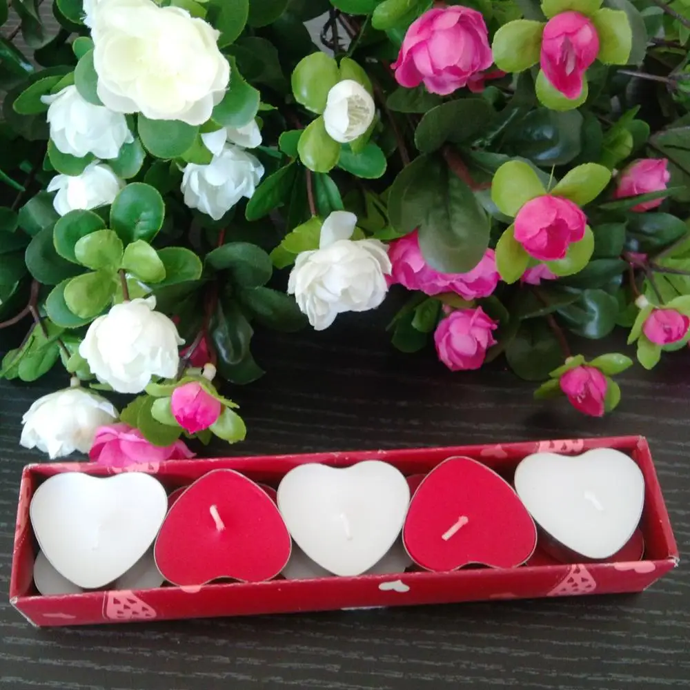 2017 the most popular heart shape wholesale tealight candle