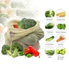 3Pcs Eco Friendly Storage Bag Reusable Produce Bags Mesh Fruit Vegetable Storage Bags Home Kitchen Organizer