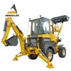 Euro III diesel engine with 2.5 liter capacity track backhoe loader with floating function on joystick for sale