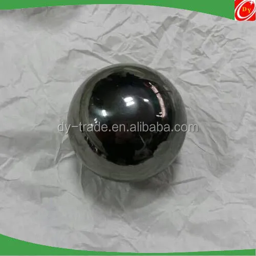 3"/4"/5" Gun black color finish stainless steel hollow ball for furniture decoration