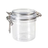 clip top food container cosmetic clear plastic 100ml 120ml 150ml 250ml 200ml 350ml 500ml pet kilner jar
