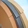 High quality profile pvc edge banding for pvc foam board