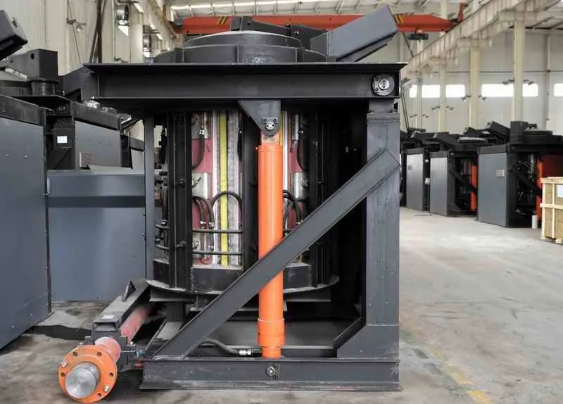 Gw5 5tons Copper Cast Iron Steel Melting Induction Electric Furnace