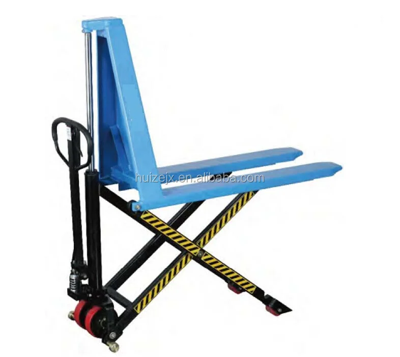 High Lift Scissor Pallet Truck Hydraulic Hand Pallet Trolley Buy High