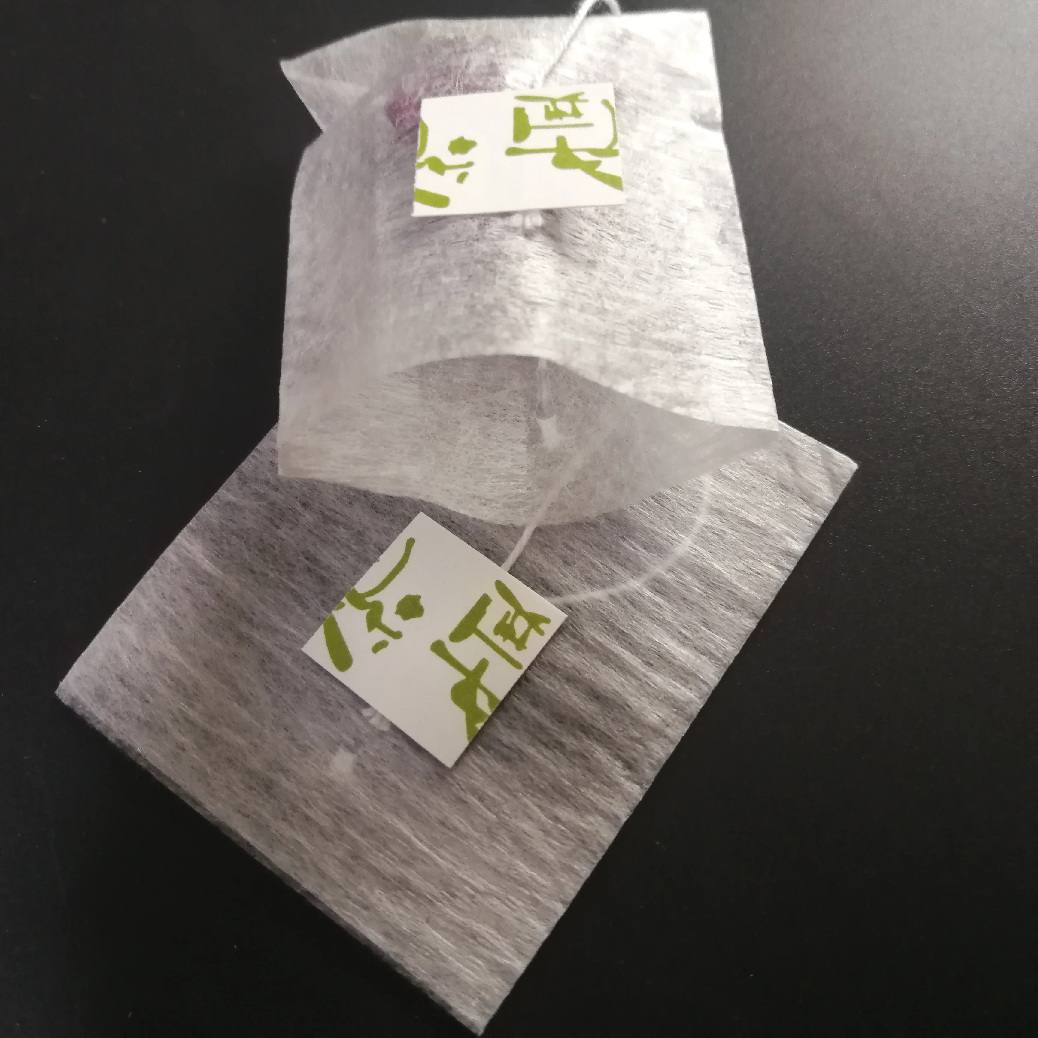 5.8*7cm Heat Seal Pla Biodegradable Empty Corn Fiber Material Tea Bag