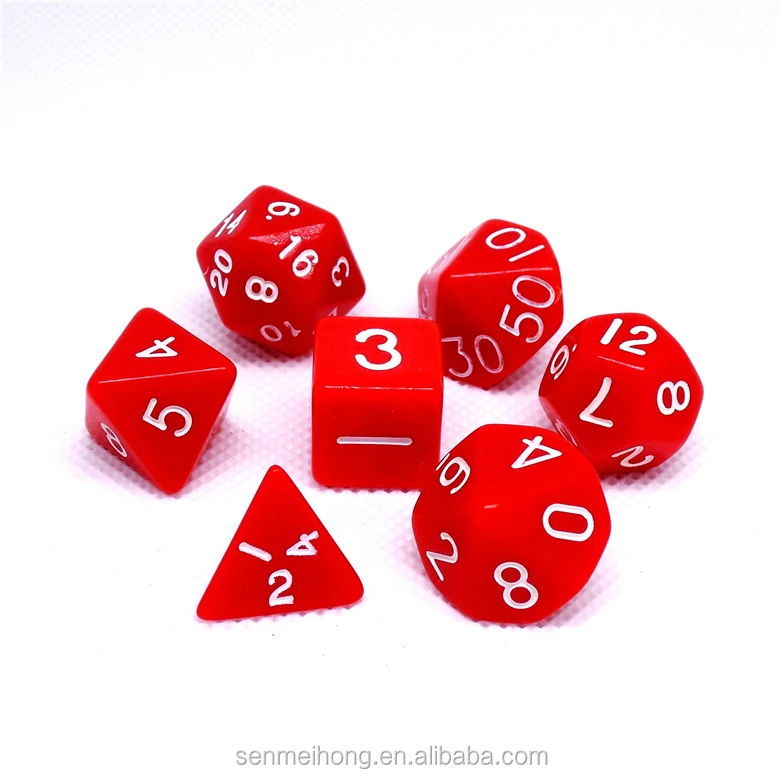 Custom Polyhedral Dice Set 10 Sided Dice In Velvet Bag Manufacturer ...