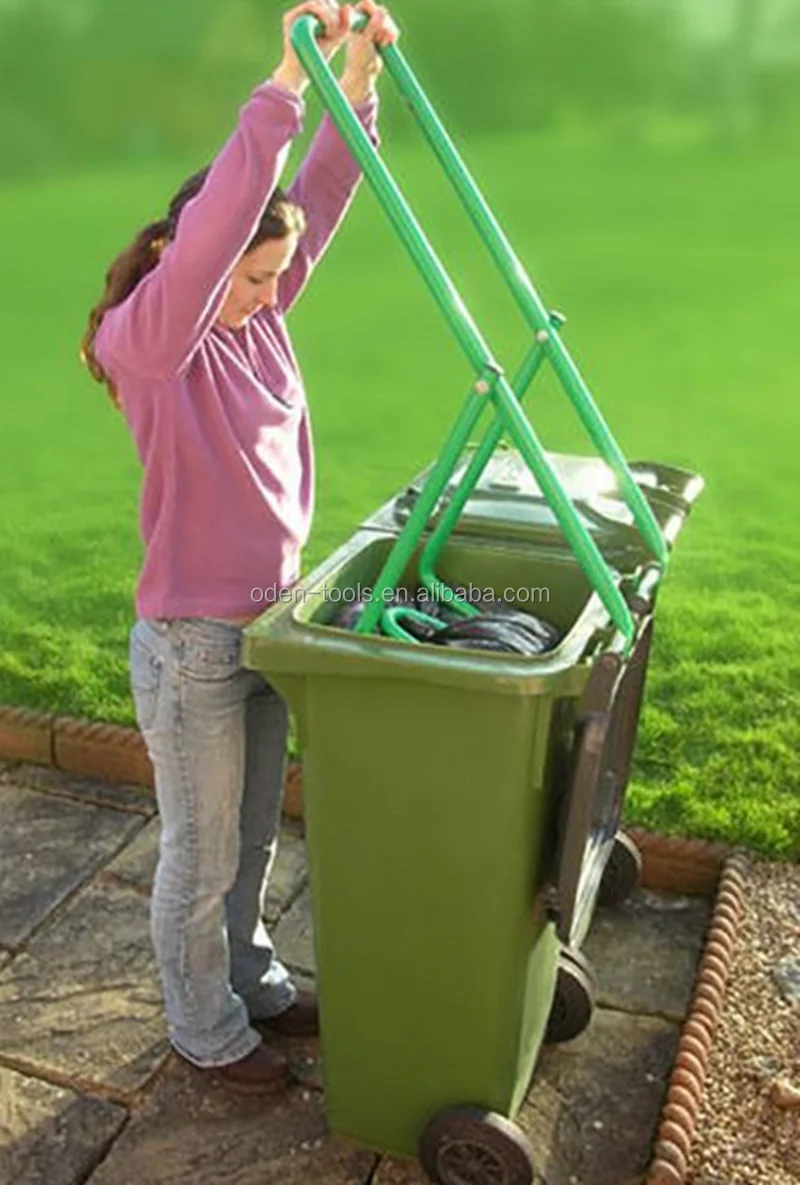 ถังขยะล้อโลหะ,เครื่องมือถังขยะในสวนเครื่องอัดขยะ Buy Garden Rubbish Bin เครื่องมือกด,Garden