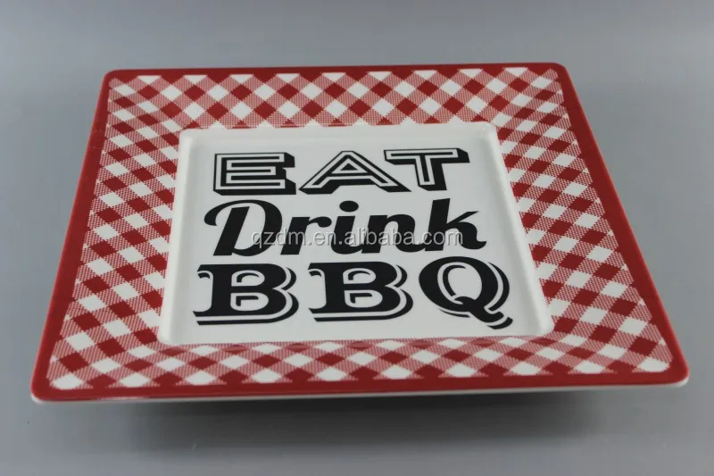 12inch Square Mealmine Dinner Plate