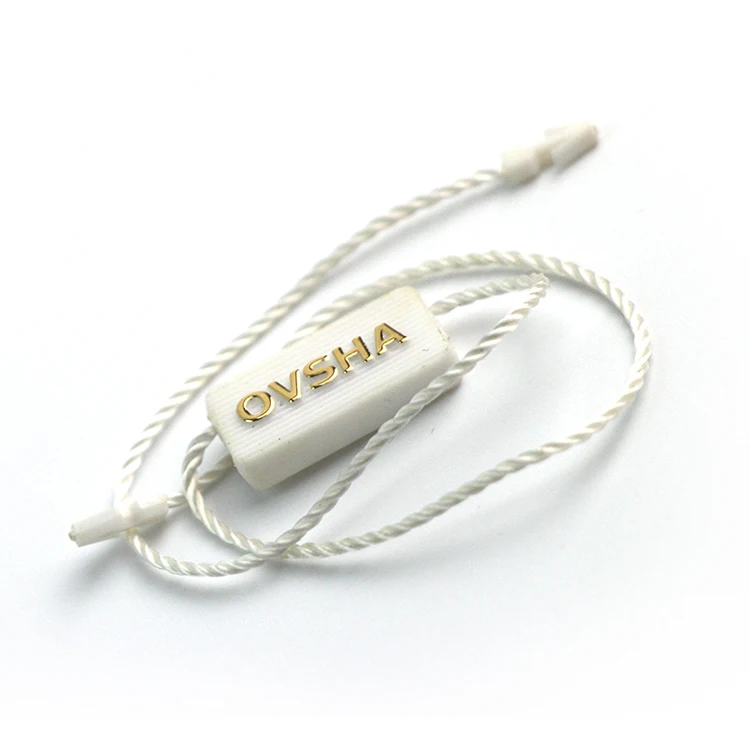 Custom Embossed Brand Name Garment Hard Plastic Security Lock Seal Tag Buy Embossed Clothing