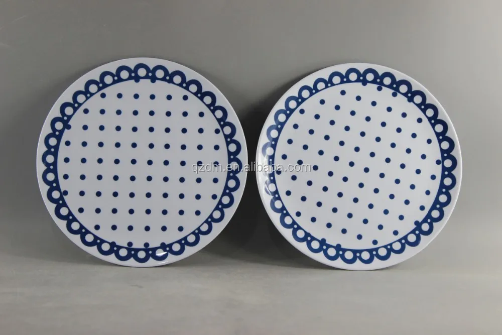 8 Inch Plastic Round Dish 100% Melamine Or 30% Melamine