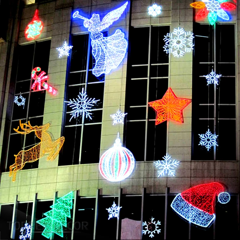 2020 new arrivals outdoor motif shopping mall decoration christmas light
