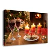 Christmas Decor LED Light Wall Picture Home Goods Printed Canvas Art Painting