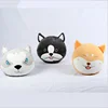 Factory direct supply comfortable vivid dog expression stuffed plush pillow