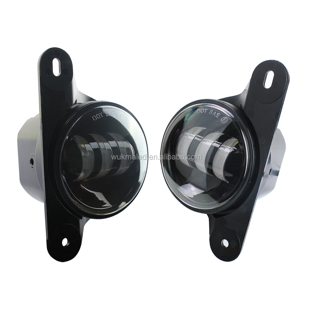 Pair 4 inch Led Fog Light 30W Round Driving Bumper Lamp for Car Accessories
