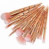 Rose gold Makeup Brushes Set High quality Foundation for face make-up Blush Cosmetic powder Brushes Tools