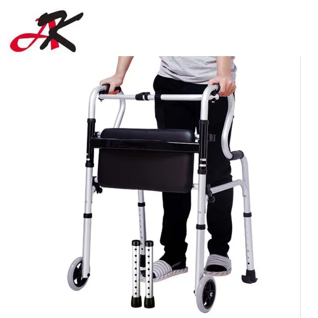 Folding Lightweight Handicapped Equipment Adjustable Walking Frame