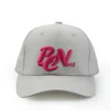 Guangzhou factory custom design 6 panel closed back fitted baseball cap