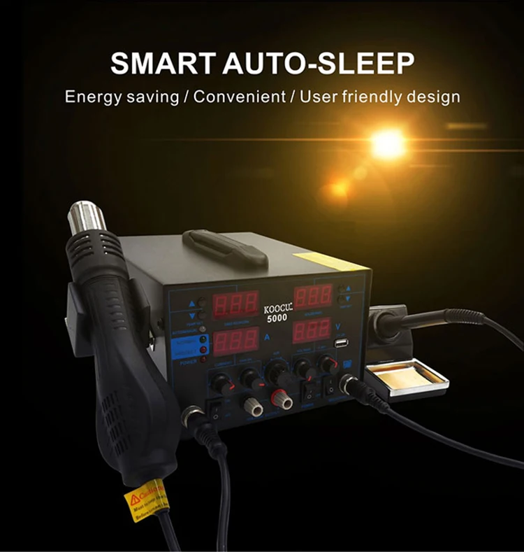 [koocu] 5000 Heat Gun Mobile Repairing Digital Rework Station Buy