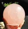 wholesale top quality natural rock rose quartz spheres pink crystal ball