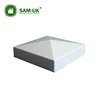 3"/3.5"/4"/5"Pvc Vinyl White Plastic Fence Post External Flat Cap