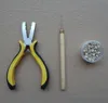 micro ring pliers pulling needle for keratin pre bonded hair extensions