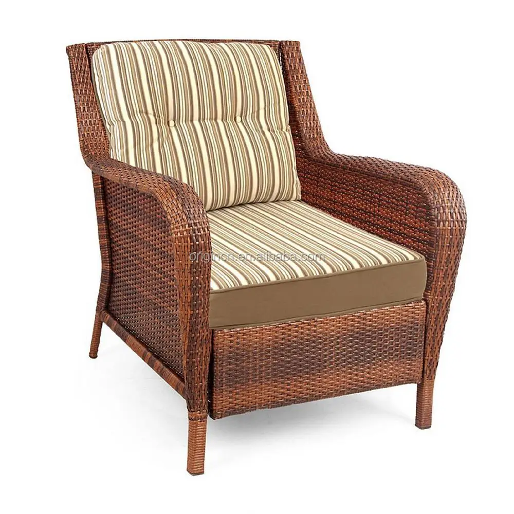 European Style 4pc Wicker Balcony Sofa Set With Loveseat Outdoor