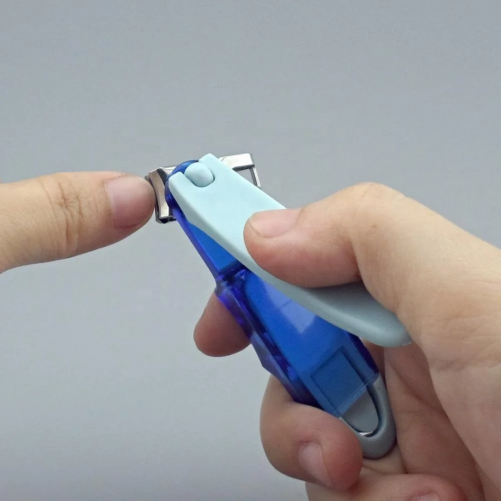 Plastic Cover Nail Clippers 360 Degree Rotary Heads Nail Clipper With Nail File Fingernail