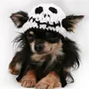 Handmade Knitted Funny Skeleton Head Shape Pet Dog Hats