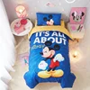 Beautiful Mickey Head Portrait Printed Cartoon Bedding Set