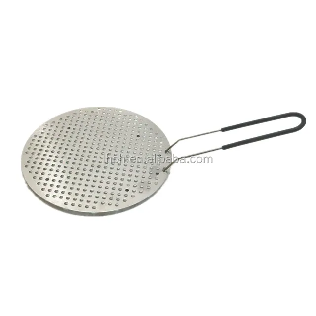 55os005 Dia 24cm Stainless Steel Flat Plate Strainer With Detachable Handle Buy Stainless