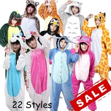 Unicorn Stitch Totoro Kigurumi Adult Unisex Flannel Hoodie Pajamas Costume Cosplay Cute Animal Onesies Sleepwear For Women Men
