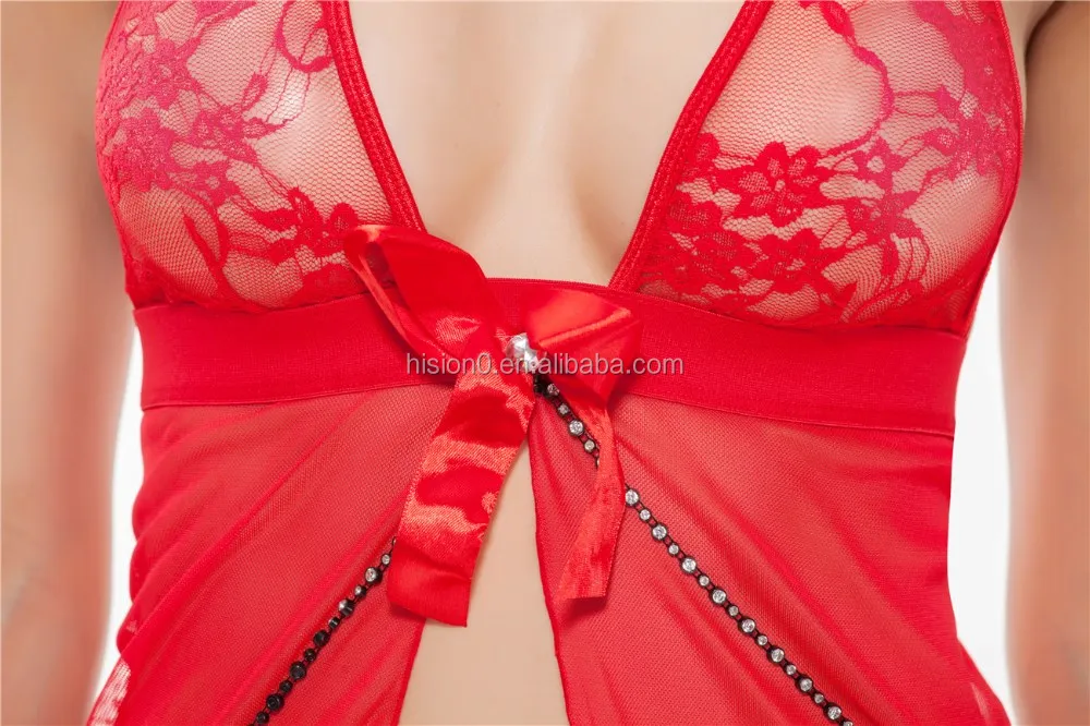 2016 Fahsion Style Red 2pcs Sexy Lingerie Set Mature Women Underwear