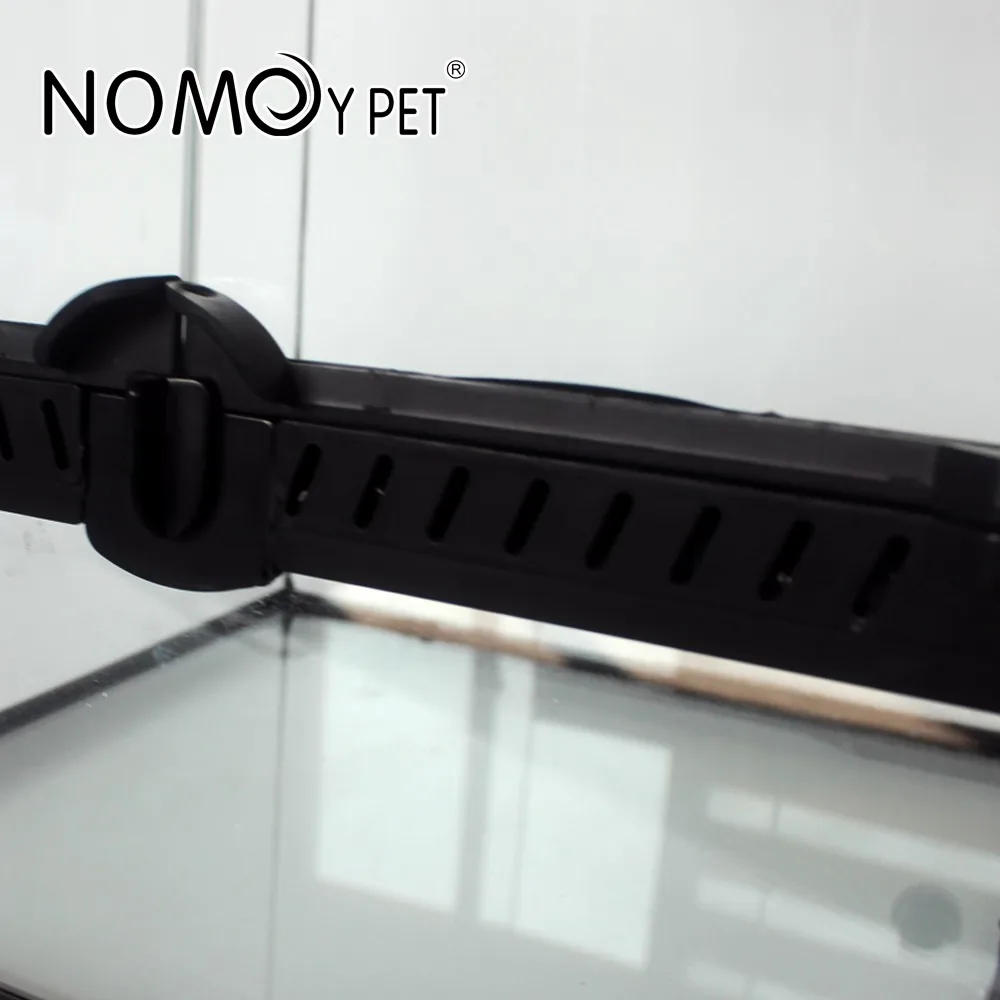 Nomoy Pet High Quality Rainforest Style Glass Reptile Cage Lizard