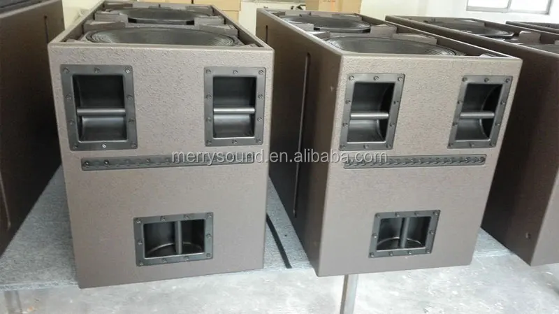 empty dual 18 subwoofer box