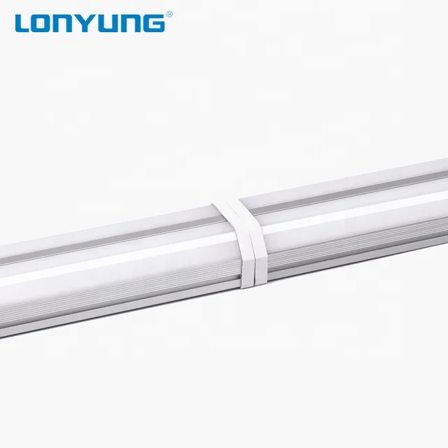 ETL  DLC TUV  linkable shop light 4ft led double T5 integrated led linear tube light for warehouse office shopping mall