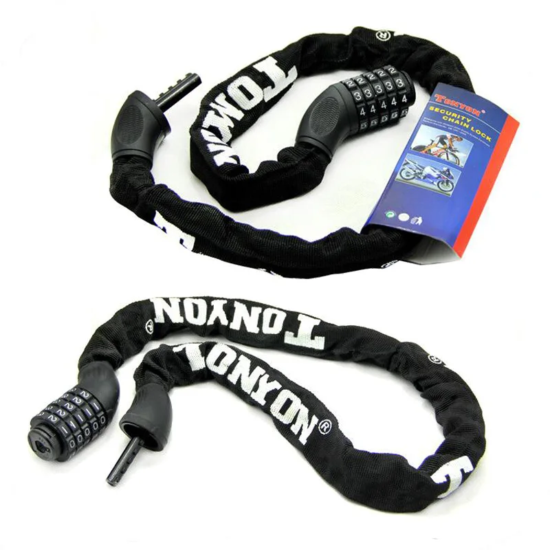 Xiesheng Yg168 Combination Bicycle Chain Bike Lock Motorcycle Steel