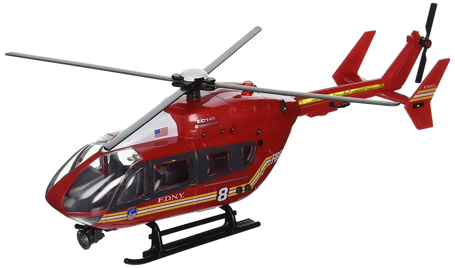 Daron FDNY Helicopter with Lights and Sound 1/32 Scale. 
