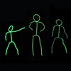 DIY Matchstick boy- E EL Wire Suits 10 Colors Choice LED Suits EL Wire Clothes for Holiday Lighting Decoration
