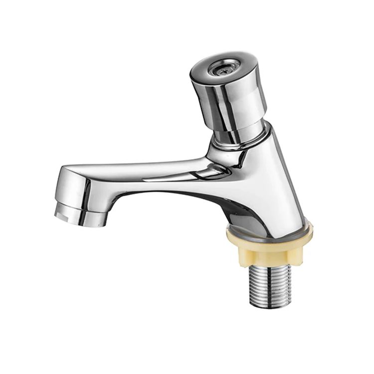 High Quality Chrome Save Water Push Button Tap - Buy Save Water Tap ...