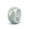 New Design 2018 Natural Jade 12mm Domed Thumb Men Ring