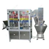 Full Automatic cap liner wadding gasket inserting machine double head plastic bottle foam backed seal foil packaging machine