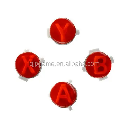 For Xbox One ABXY Buttons Transparent Controller Buttons Replacement Kit (ABXY) For Xbox One Controller