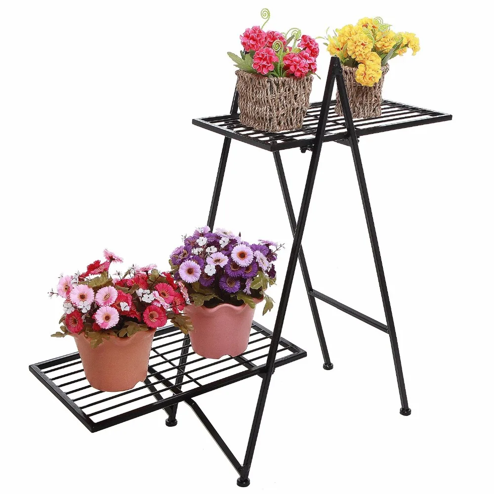 Modern Design 2 Tier Metal Plant Stand Buy Plant Stand,Metal Plant