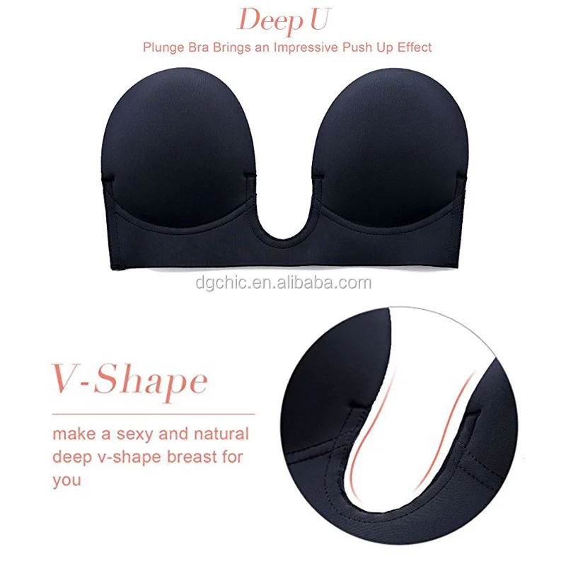 Fashion Bra Forms Party Bra Self Adhesive Push Up Backless Sticky