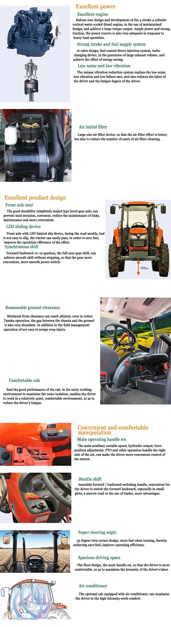 Kubota M954kq Tractor,Kubota Farm Tractor,High Quality Kubota Tractor