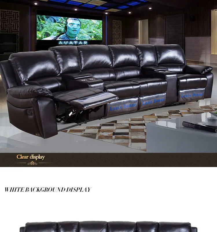 5 7 Seater Sofa Low Price Latest Design Leather Hall Recliner Sofa Set